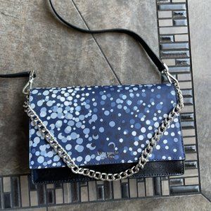 Kate Spade Cameron Convertible Crossbody Black with Multi-Colored Dots